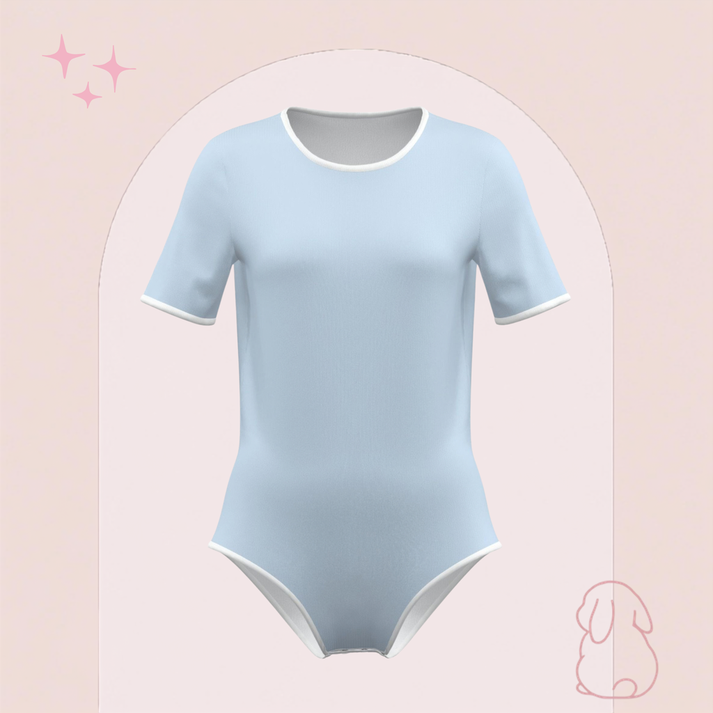 SinnySuit Basics - Baby Blue Bodysuit