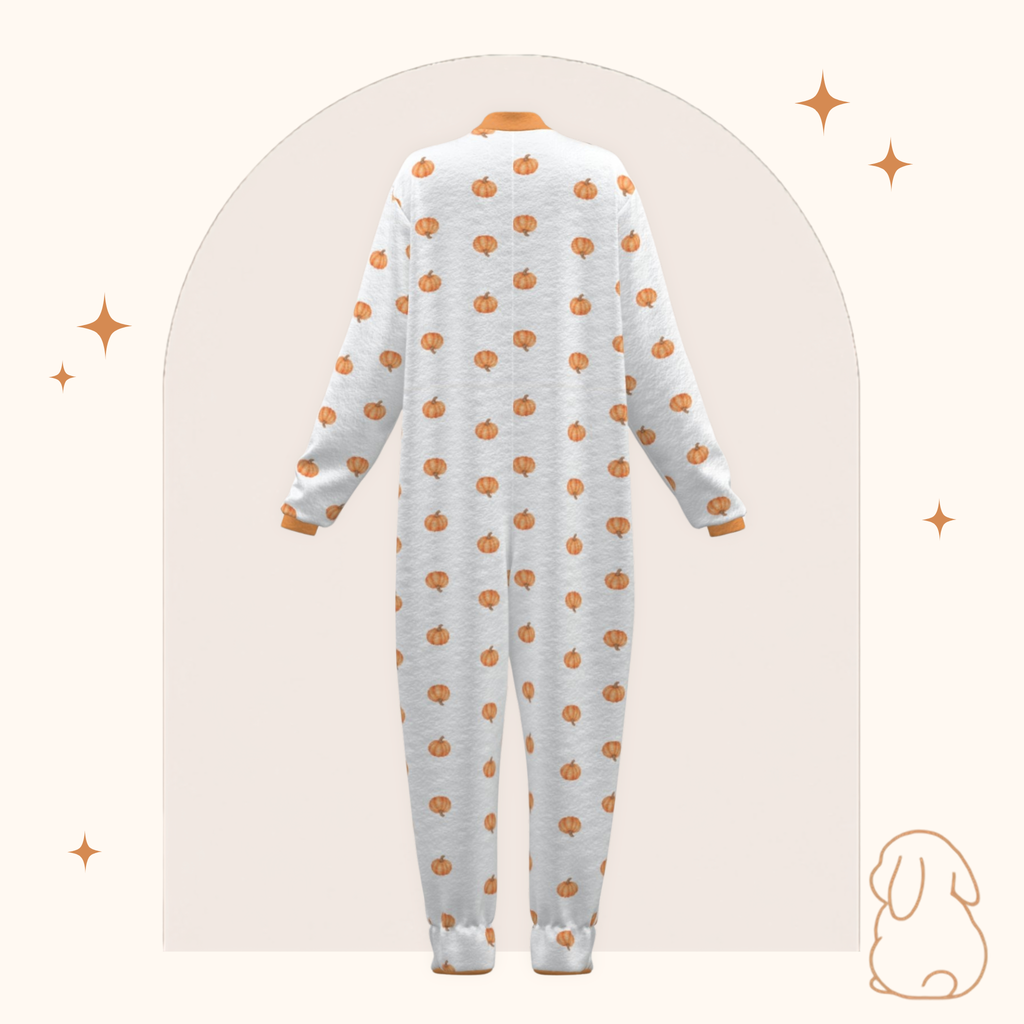 Little Pumpkin Adult Footed Sleeper