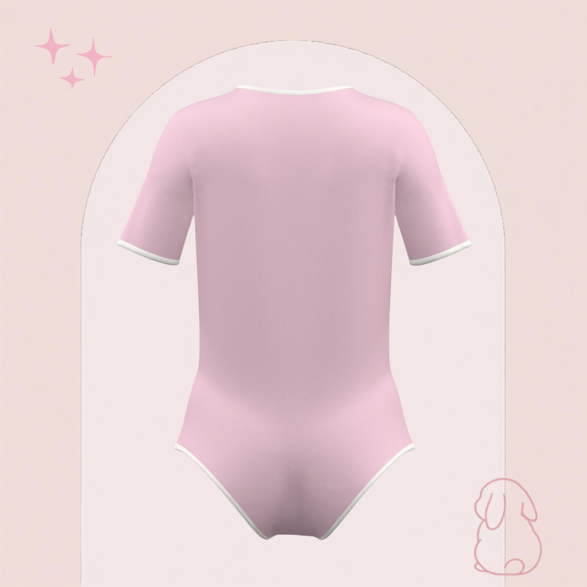 SinnySuit Basics - Sinny's Pink Bodysuit