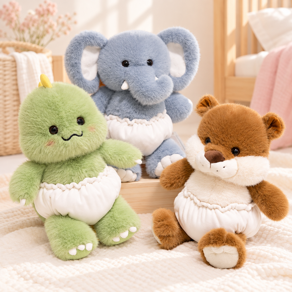 Little Diaper Buddies | 15.75in ABDL Plush Stuffed Animals